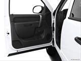  Inside of driver's side open door, window open photo